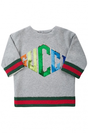 'web' motif dress, zdjęcie 1 'web' motif dress od Gucci Kids